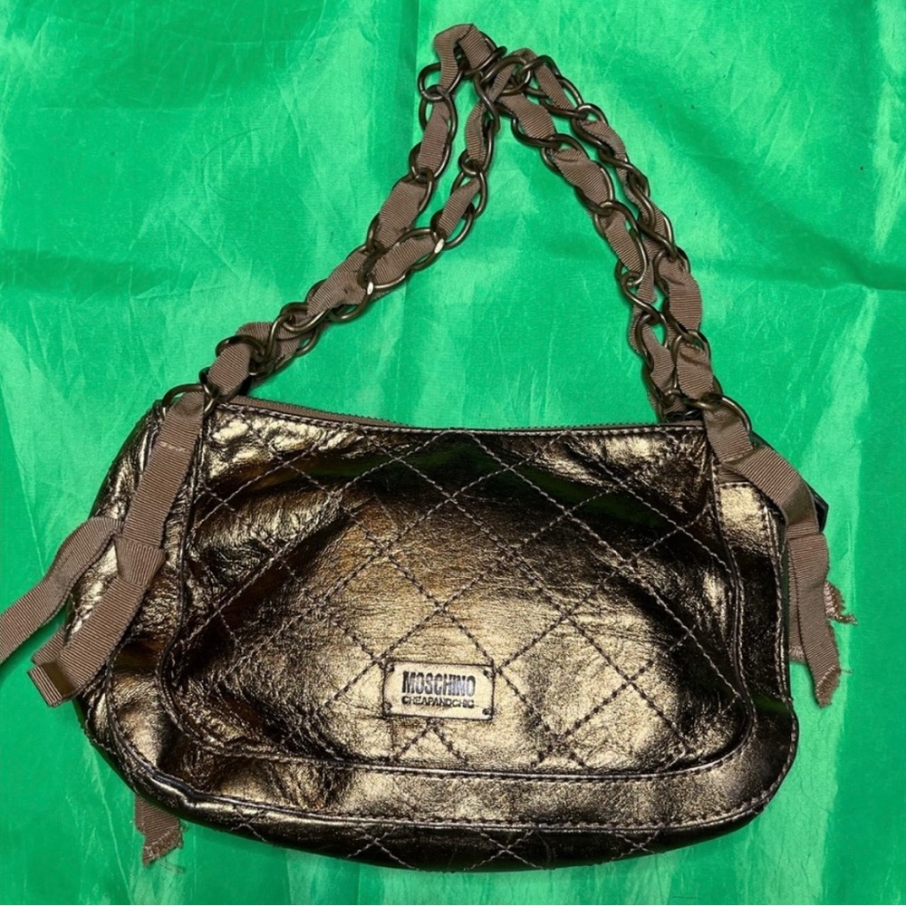 Moschino Baguette - Metallic Gold